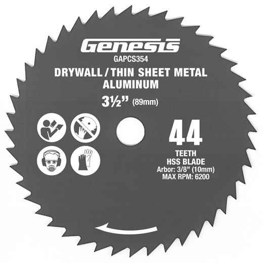 Lưỡi cưa đĩa cắt nhôm Genesis GAPCS351 3 1/2" 24